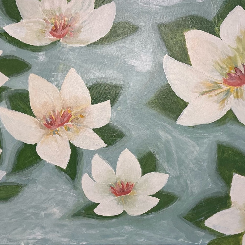 SEVEN FLORAL SKY 24x36 ***Newly Painted***